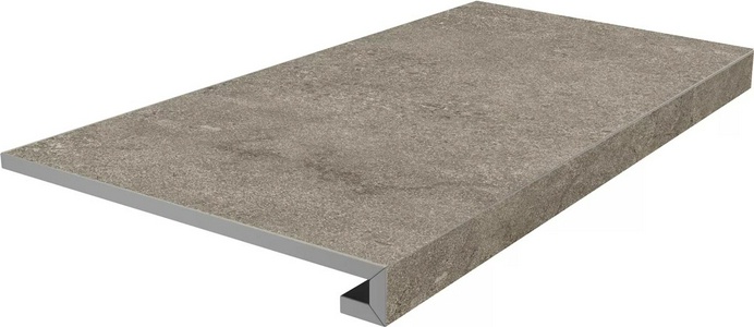 Ступени Kerama Marazzi Портленд Ступень фронтальная клееная  бежевый тёмный матовый обрезной 33x80x0,9 Бежевый 