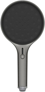 Душевой к-т: смес-термостат встр.в стену, верхний душ 300мм, ручн.душ, шланг, кронштейн совмещ. со шланг.подсоед., (цв.вороненая сталь),  ZZ Vincea Inspire VSFW-3I22MT3GM