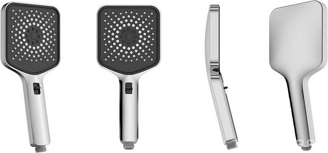 Душевой к-т: смеситель встр.в стену, верхний душ, ручн.душ, шланг, кронштейн совмещ. со шланг.подсоед., (цв.хром),  ZZ Vincea Inspire VSFW-421I4CH