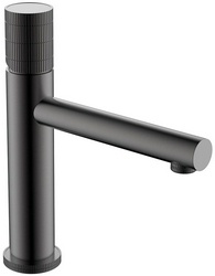 Смеситель для раковины, без д/к, (цв.вороненая сталь), Groove ZZ