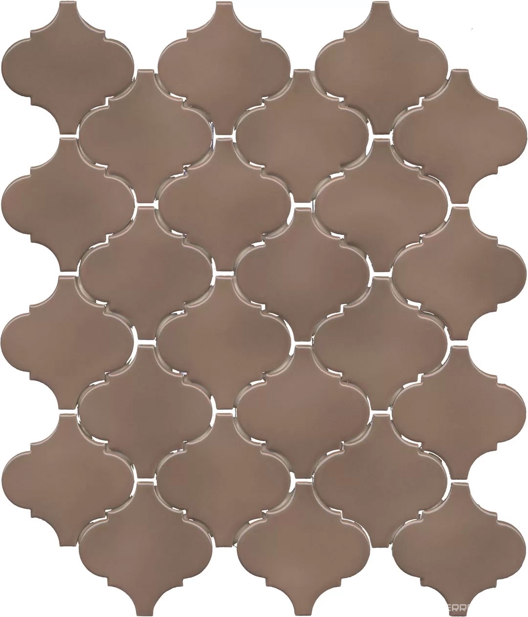 Керамическая плитка Kerama Marazzi Арабески Марокко коричневый тёмный глянцевый 26x30x0,7 Коричневый, фото 7