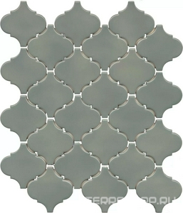 Керамическая плитка Kerama Marazzi Арабески  Марокко зелёный глянцевый 26x30x0,7 Зеленый 