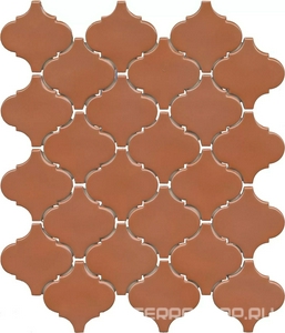 Керамическая плитка Kerama Marazzi Арабески  Марокко коричневый глянцевый 26x30x0,7 Коричневый 