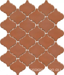 Арабески Марокко коричневый глянцевый 26x30x0,7