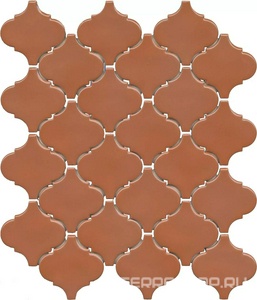 Керамическая плитка Kerama Marazzi Арабески  Марокко коричневый глянцевый 26x30x0,7 Коричневый 