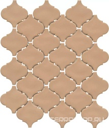 Арабески Марокко бежевый матовый 26x30x0,7