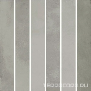 Керамическая плитка Kerama Marazzi Фес Декор  мозаичный серый глянцевый 15x15x0,77 Серый 