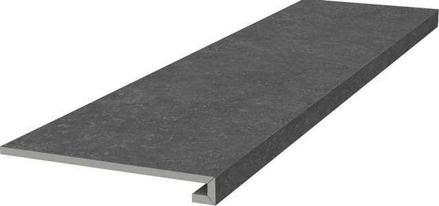 Ступени Kerama Marazzi Касабланка Ступень фронтальная клееная  HP антрацит матовый обрезной 33x119,5x0,9 Антрацит 
