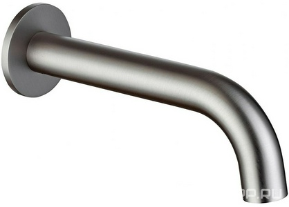 Излив для набора воды в ванну, встраиваемый в стену, 164мм, (цв.браш.никель),  ZZ Allen Brau Priority 5.31018-BN