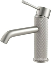 Смеситель для раковины, без д/к, (цв.браш.никель), Priority 4.0 Kerox