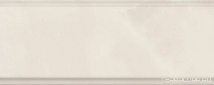 Керамическая плитка Kerama Marazzi Махкама Бордюр  бежевый светлый глянцевый обрезной 30x12x1,3 Бежевый 