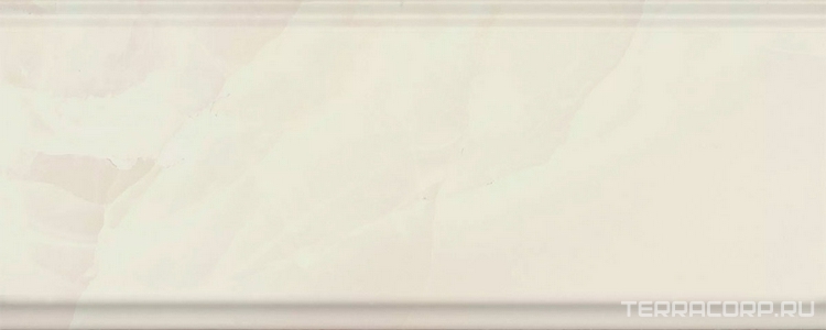 Керамическая плитка Kerama Marazzi Махкама Бордюр  бежевый светлый глянцевый обрезной 30x12x1,3 Бежевый 