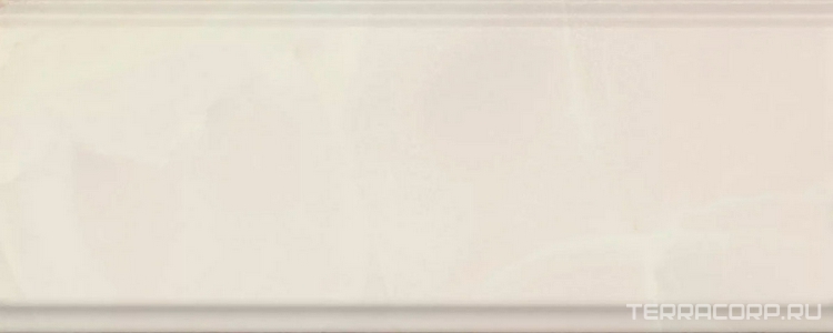 Керамическая плитка Kerama Marazzi Махкама Бордюр  бежевый светлый глянцевый обрезной 30x12x1,3 Бежевый 