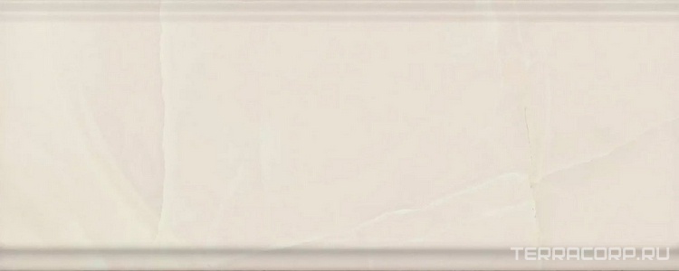 Керамическая плитка Kerama Marazzi Махкама Бордюр  бежевый светлый глянцевый обрезной 30x12x1,3 Бежевый 