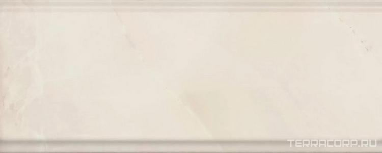 Керамическая плитка Kerama Marazzi Махкама Бордюр  бежевый светлый глянцевый обрезной 30x12x1,3 Бежевый 