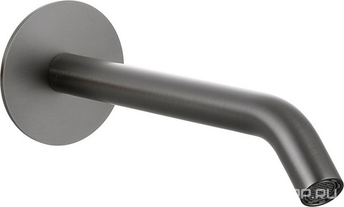 Излив для набора воды в ванну, встраиваемый в стену, 209мм, (цв.грфит браш.),  ZZ Allen Brau Priority 5.31B18-MG