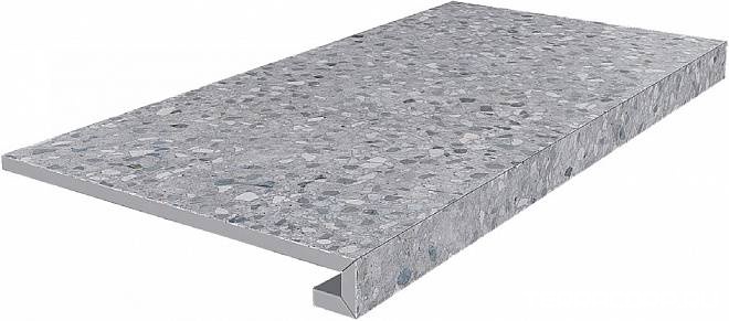 Ступени Kerama Marazzi Терраццо серый кл. ст. гр. 33х60 ZZ Серый, фото 3