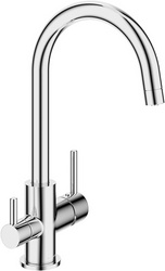 Смеситель для кухни, в каналом для питьевой воды, (цв.хром), ASSISTENTE ZZ