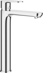 Смеситель для раковины L, Высокий, без д/к, (цв.хром), Base ZZ