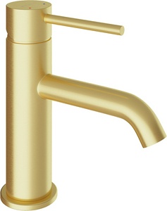 Смеситель для раковины M, без д/к, (цв.шлифованное золото),  ZZ Aqueduto Cano CAN0250
