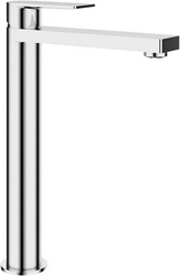 Смеситель для раковины L, Высокий, без д/к, (цв.хром), GEOMETRICO ZZ