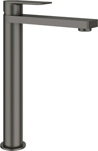 Смеситель для раковины L, Высокий, без д/к, (цв.оружейная сталь),  ZZ Aqueduto GEOMETRICO GEO0345