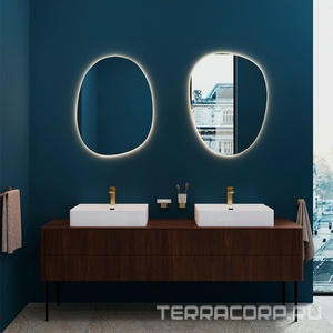 Смеситель для раковины M, без д/к, (цв.шлифованное золото),  ZZ Aqueduto LINHA LIN0250