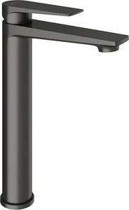 Смеситель для раковины L, Высокий, без д/к, (цв.оружейная сталь),  ZZ Aqueduto LINHA LIN0345
