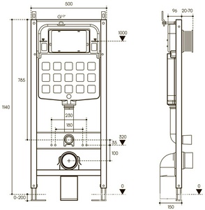 Компл.: унитаз подв.,безободк,Tornado 520х365мм,цв.белый гл, сиденье с микролиф,,инстал. д/унит., крепёж, клавиша смыва Circulo цв.хром,  ZZ Aqueduto Macio Plus AQDS145T