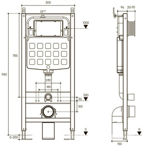Компл.: унитаз подв.,безободк,Tornado 520х365мм,цв.белый гл, сиденье с микролиф,,инстал. д/унит., крепёж, клавиша смыва Circulo цв.белый, ZZ Aqueduto Macio Plus AQDS146T