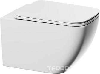 Унитаз подвесной, 52х32см, сиденье с микролифтом, крепеж в компл., (цв.белый глянц.), Ultra ZZ