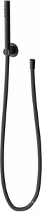 Ручной душ  с держателем для лейки и шлангом, без выхода для подачи воды, матовый черный ZZ Kerama Marazzi OLE 857KM.01.093