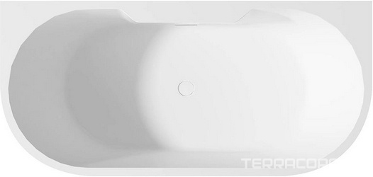 Ванна 1700х800h600мм, пристенная, на каркасе, интегрированный слив-прелив крышка слива в цвет ванны., (акрил цв.белый), Abber ZZ