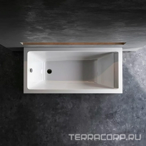 Ванна акриловая 150х70 см (без каркаса, панели и сифона) ZZ AMPM Gem W93A-150-070W-A