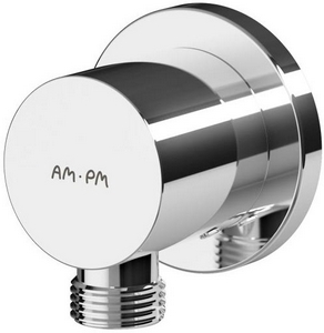 Шланговое подсоединение, подключение 1/2, встраив. в стену, хром ZZ AMPM Универсал F0600E00