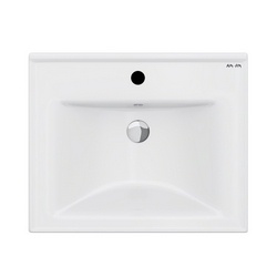 Раковина мебельная, керамическая, 55 см. X-Joy для тумбы X-Joy 55, встроенная, цвет: белый, глянец, ZZ