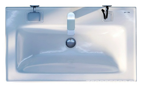 Раковина мебельная,керамическая, 80 см, встроенная, цвет: белый, глянец AMPM X-Joy M85AWCC0802WG64