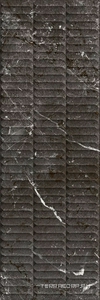 Керамическая плитка Kerama Marazzi Тубкаль  чёрный глянцевый структура обрезной 30x89,5x1,05 Черный 