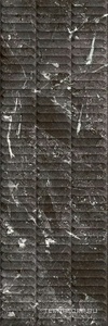 Керамическая плитка Kerama Marazzi Тубкаль  чёрный глянцевый структура обрезной 30x89,5x1,05 Черный 
