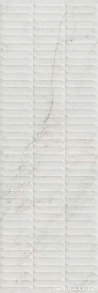 Керамическая плитка Kerama Marazzi Тубкаль белый глянцевый структура обрезной 30x89,5x1,05 Белый, фото 7