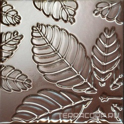 Декор Агдаль 1 металл глянцевый структура 15x15x0,9