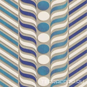 Керамическая плитка Kerama Marazzi Шавен Декор  5 матовый 20x20x0,69 Комбинированный 