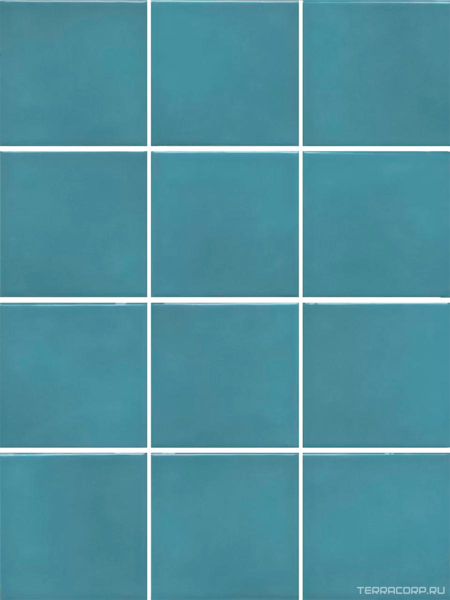 Керамическая плитка Kerama Marazzi Бахия бирюзовый глянцевый 29,8х39,8 из 12 частей 9,8x9,8x0,7 Бирюзовый, фото 7