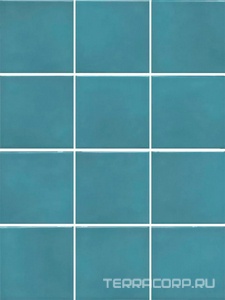 Керамическая плитка Kerama Marazzi Бахия  бирюзовый глянцевый 29,8х39,8 из 12 частей 9,8x9,8x0,7 Бирюзовый 