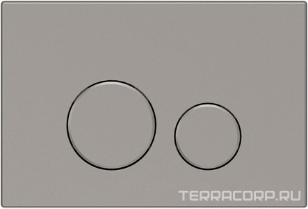 Кнопка двойного смыва, пневм., для инсталляции д/унитаза, (цв.никель браш.),  3.0 ZZ Allen Brau Priority 9.20A01.BN