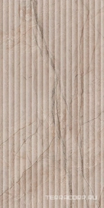 Керамическая плитка Kerama Marazzi Ифран  бежевый светлый глянцевый структура обрезной 60x119,5x1 Бежевый 