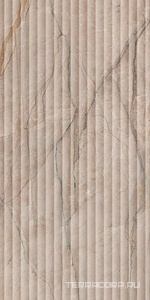 Керамическая плитка Kerama Marazzi Ифран  бежевый светлый глянцевый структура обрезной 60x119,5x1 Бежевый 