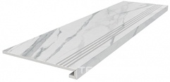 Ступени Kerama Marazzi Монте Тиберио Ступень клееная лаппатированная 33x119.5 Белый, фото 4