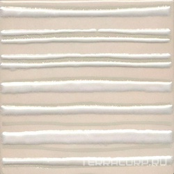 Декор Бахия 3 бежевый светлый глянцевый 9,8x9,8x0,7