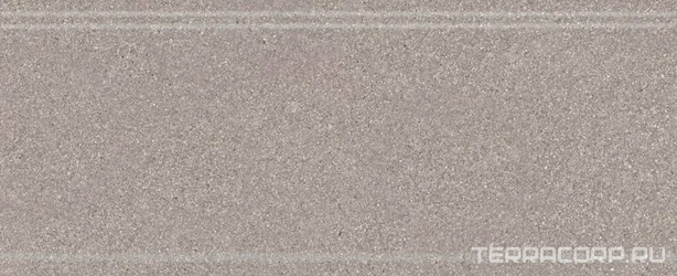 Бордюр Рабат серый матовый обрезной 30x12x1,3
